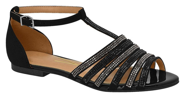 ⚜️Rasteirinha Black Vizzano